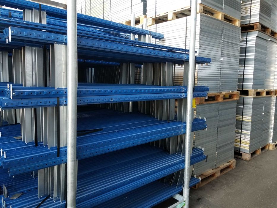 REGAŁ Magazynowy Firmowy Metalowy Półkowy Garażowy Warsztatowy gł.40cm
