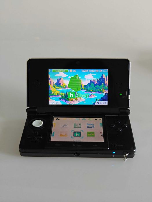 Nintendo 3ds CFW - czarna LUMA