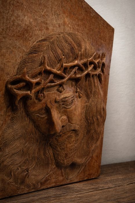 Колекційна дерев’яна ікона Ісус Христос