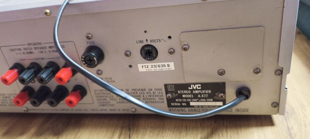 JVC A‑X77 – wzmacniacz Super‑A