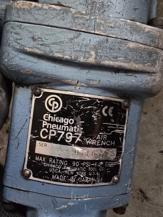 Chave de Impacto Pneumática 1" Chicago Pneumatic CP797 (Made in Japan)