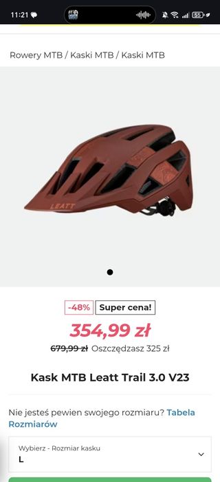 Kask rowerowy ebike MTB Trail 3.0 V23 M 55-59 BDB mips   
Lava #M 55-5