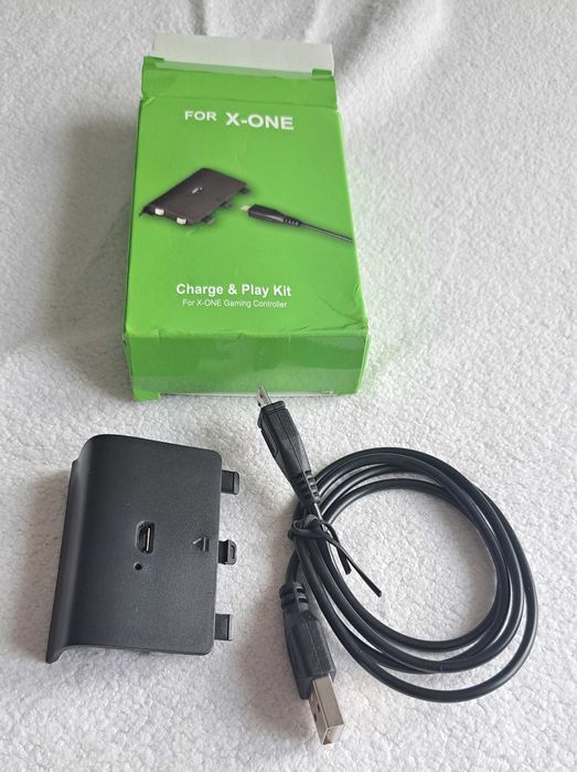 Kit Bateria e Cabo Carregador - Compatível Xbox One - Recarregável