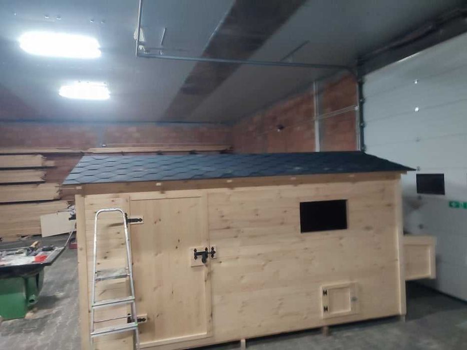 Kurnik dla KUR 400x200x210  40-50 kur PRODUCENT WoodStuff