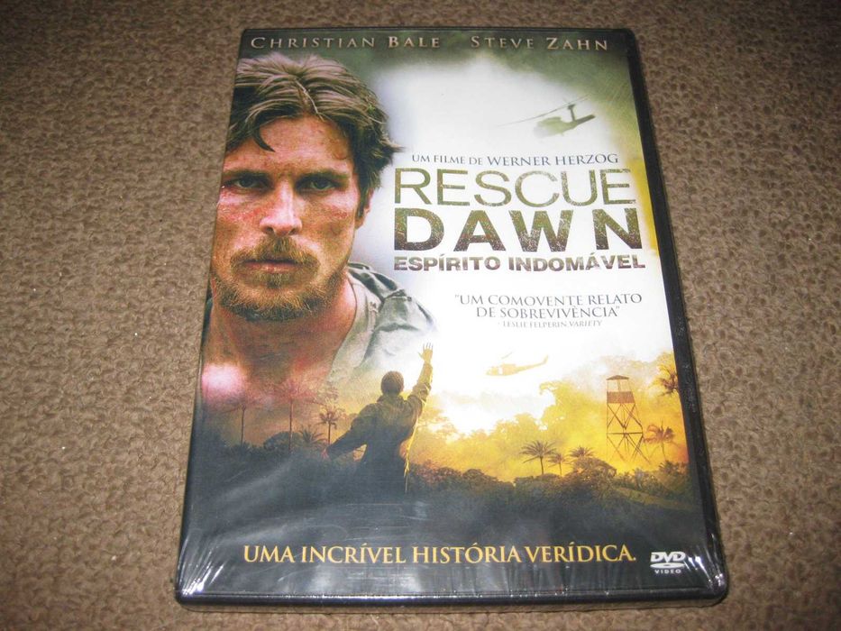 DVD "Rescue Dawn - Espírito Indomável" com Christian Bale/Selado!
