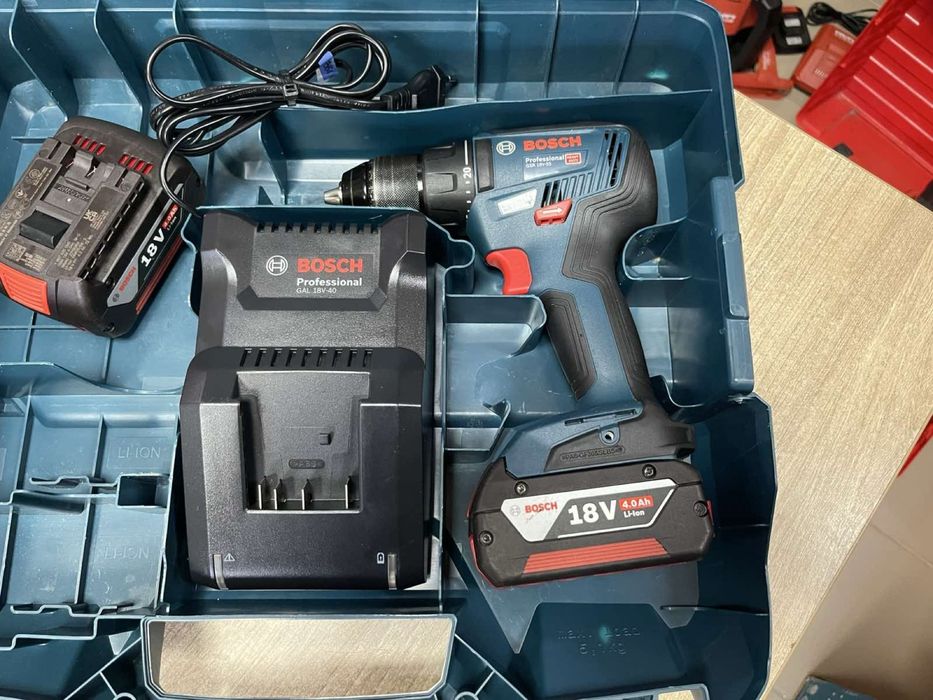 Bosch Professional GSR 18V-55 / Акумуляторний дриль-шурупокрут Бош (комплект)