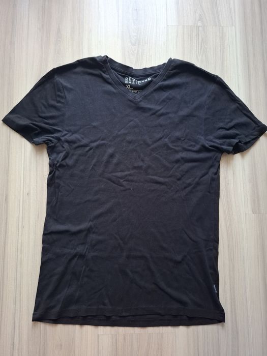 Czarny t-shirt męski