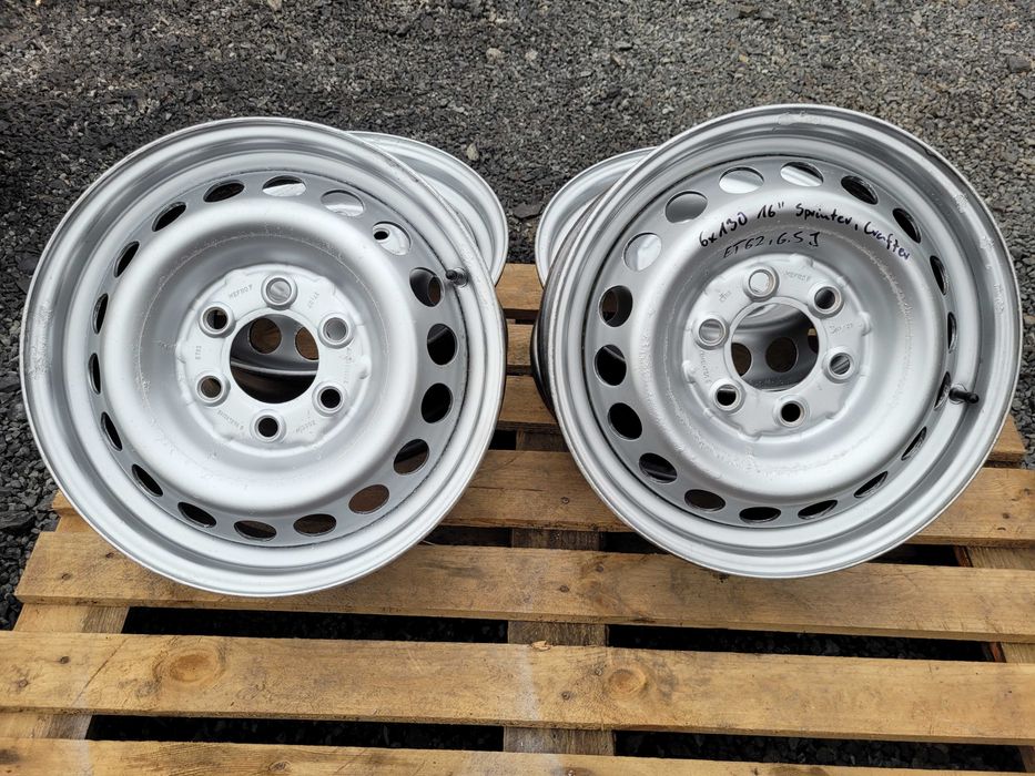 FELGI Stalowe Stalówki Sprinter Crafter - 16 cali 6x130
