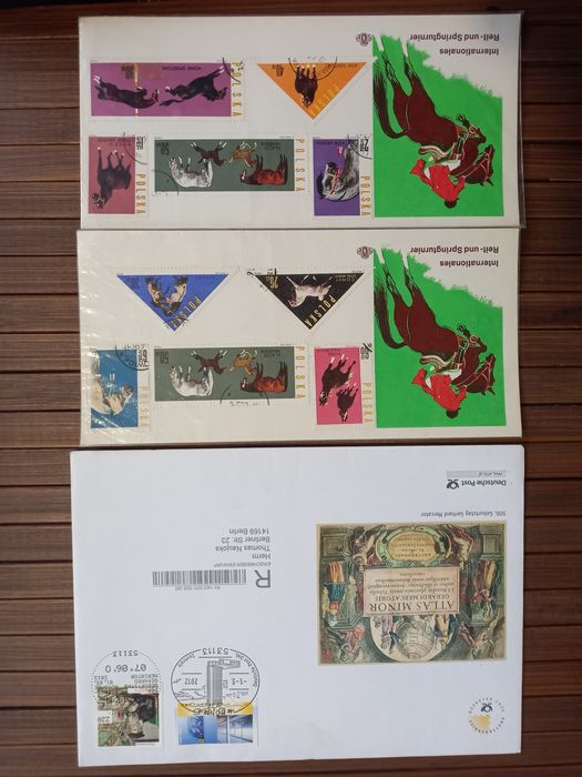 Koperty calostki filatelistyczne 20 sztuk
