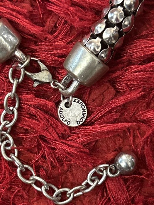 Colar Adolfo Dominguez metálico prateado