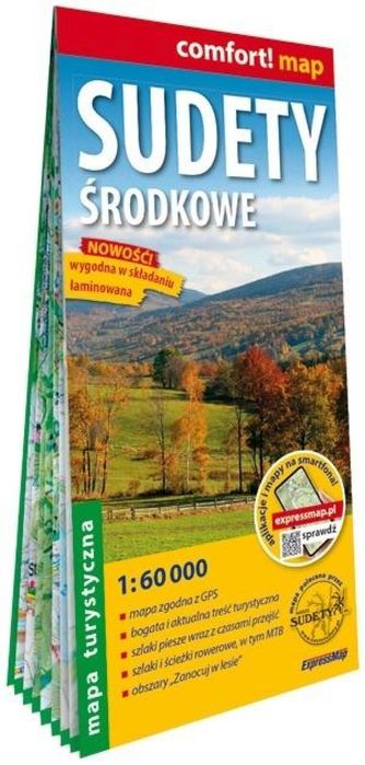 Comfort!map Sudety Środkowe 1:60/000 praca zbiorowa Rok wydania: 2026