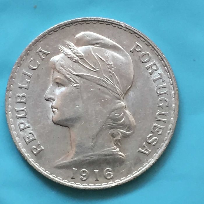 50 centavos 1916 - prata