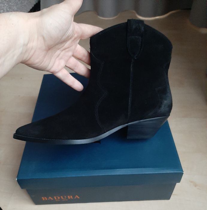 Czarne sztyblety BADURA