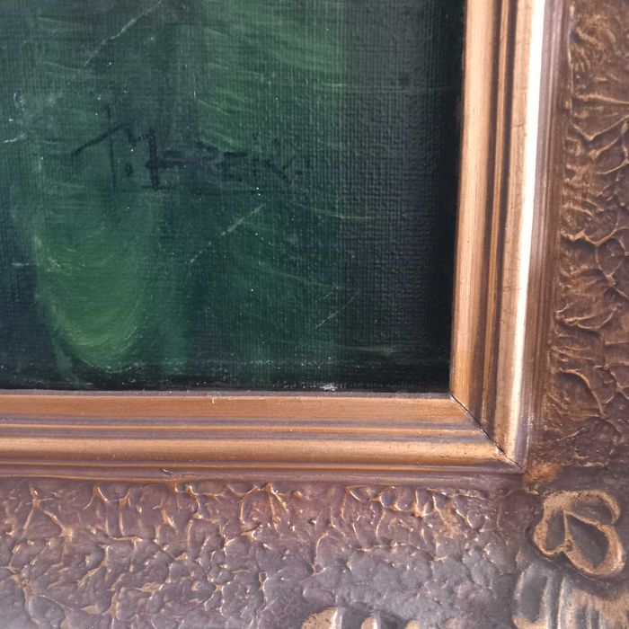 Pintura a óleo natureza morta