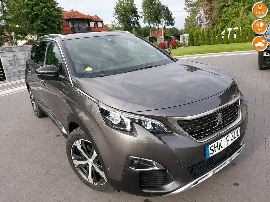 Peugeot 5008 2.0 hdi gt 7 foteli kamera navi full bezwypadkowy