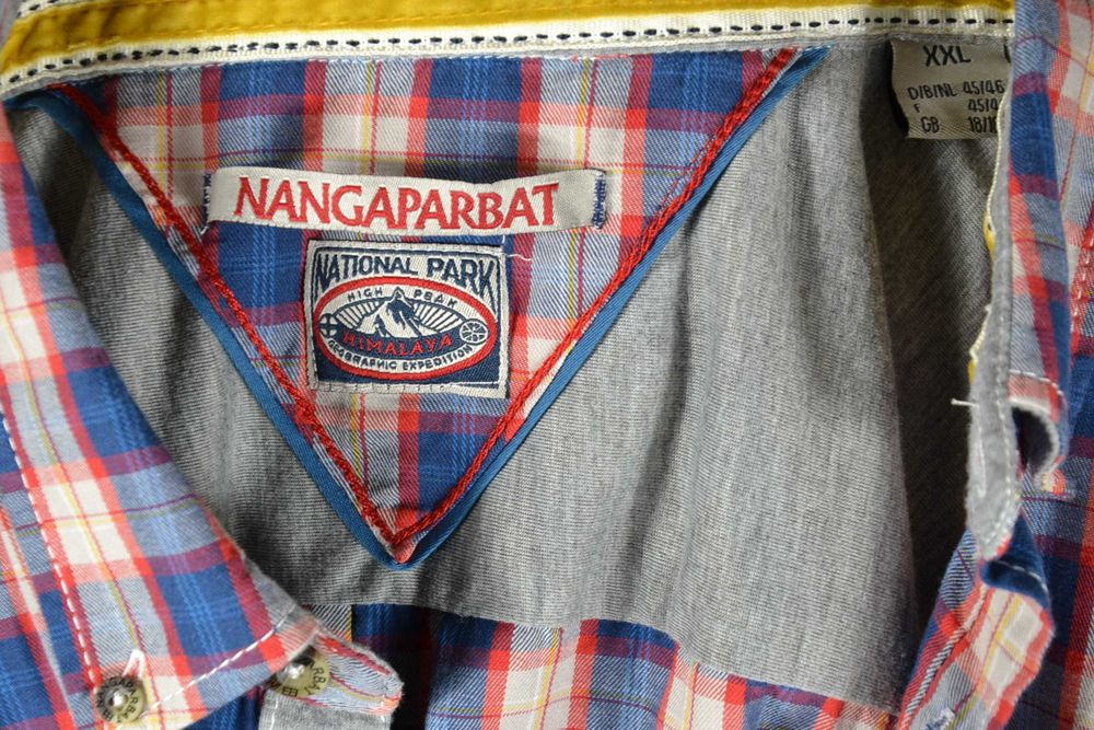 NANGAPARBAT Himalaya Koszula Męska XXL Oryginalna Super Stan Bawełna