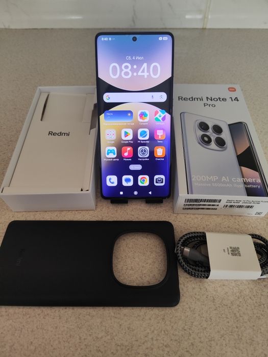 ИГРОВОЙ Xiaomi redmi note 14Pro, память 8+8-256гиг, идеал.
