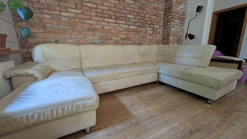 Kanapa skórzana 300 x 178 x 84 - oddam za darmo