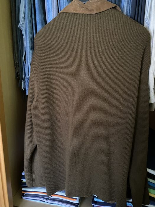 Blazer em pele Massimo Dutti