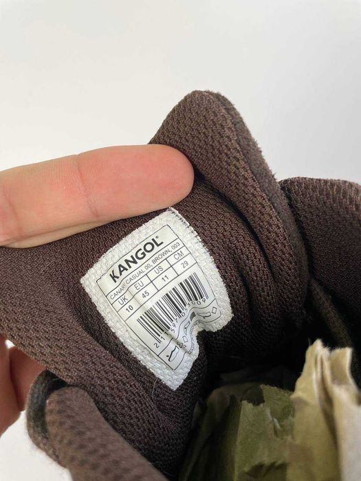 Чоловічі шкіряні кросівки kangol canary trainers