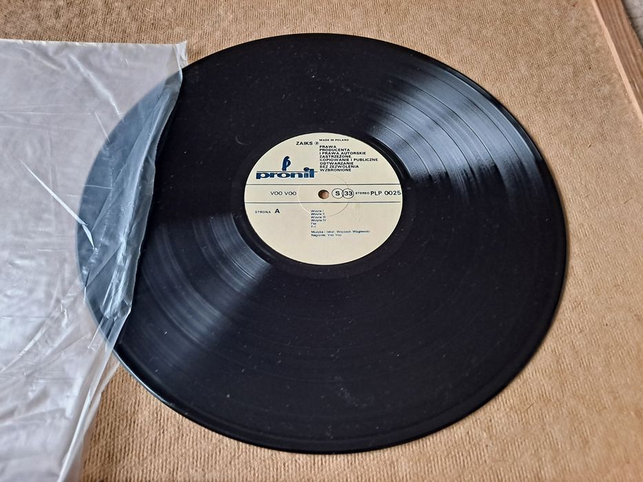 Voo Voo . Pierwsza płyta. Winyl 1986.