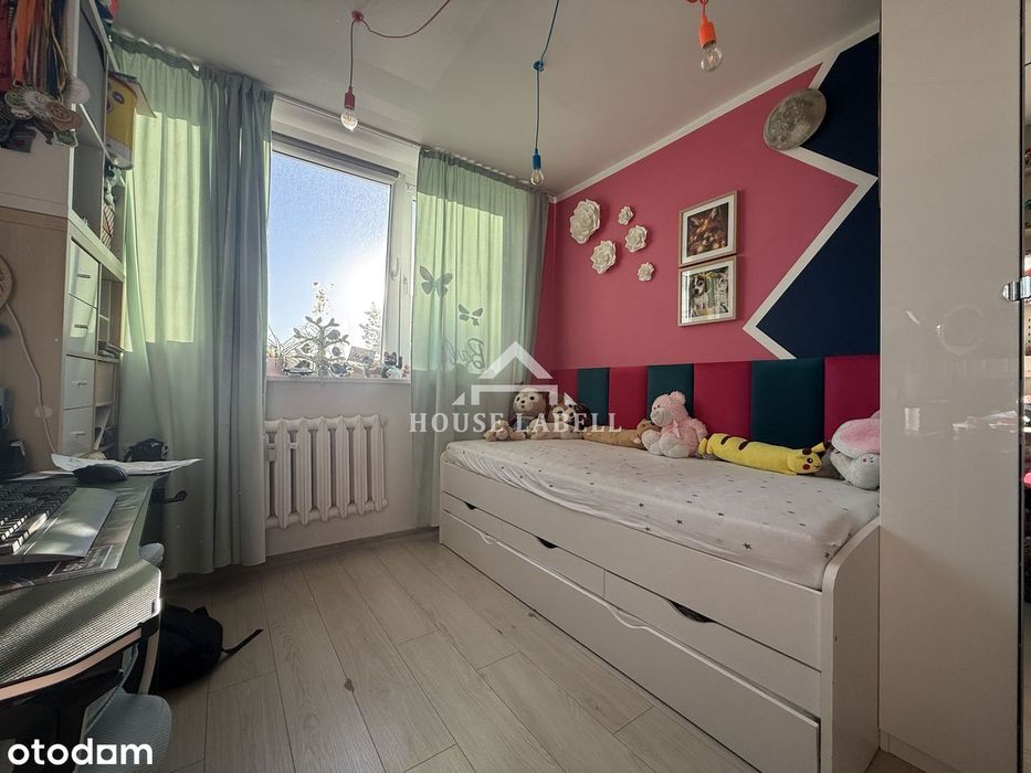 Przytulne mieszkanie na I piętrze, 3 pokoje + balkon