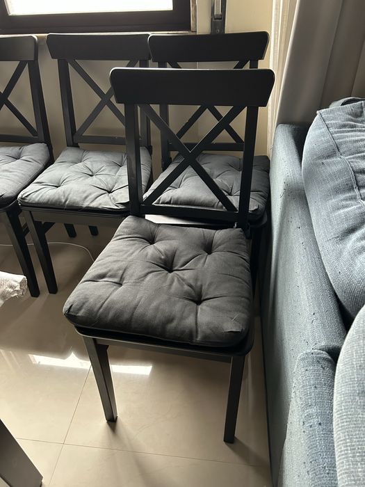 Cadeiras ikea Rosentorp com almofadas (x6)
