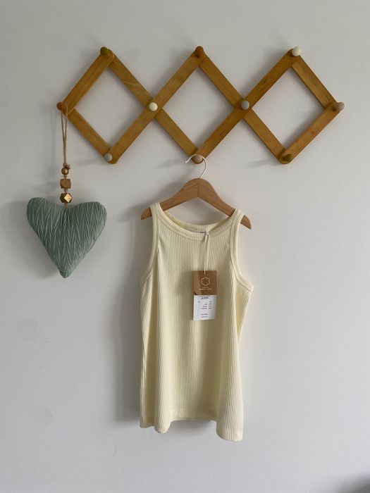 Bluzka name it kremowa 134/140 nowa z metką prążkowana jak Newbie