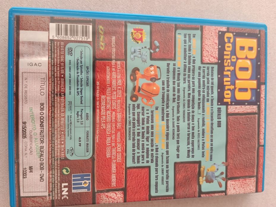 DVD bob o construtor