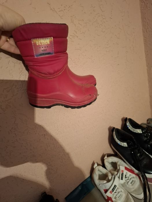 Чоботи для дівчинки з утепленням