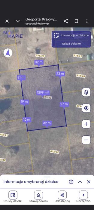 Działka budowlana w Witnicy | MPZP | 1600 m²