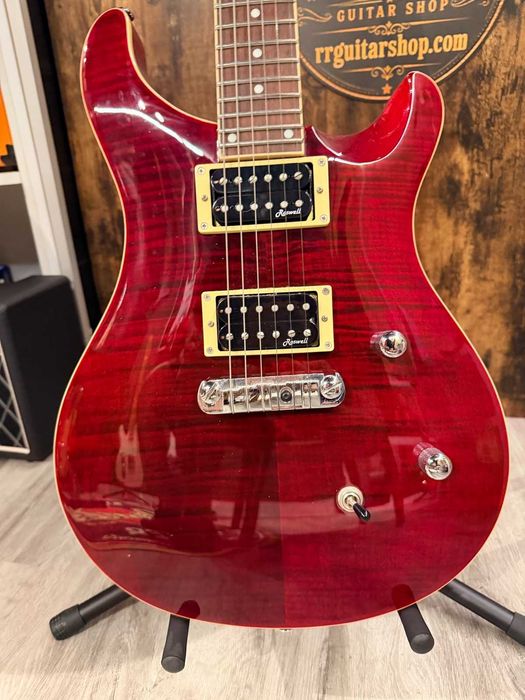 Guitarra Harley Benton CST-24 Black Cherry Flame