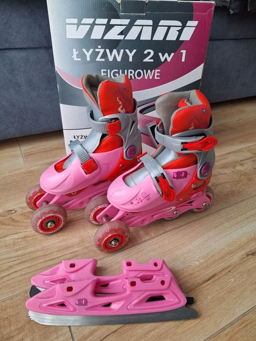 Łyżwo-rolki 2w1 rozmiar 29-32