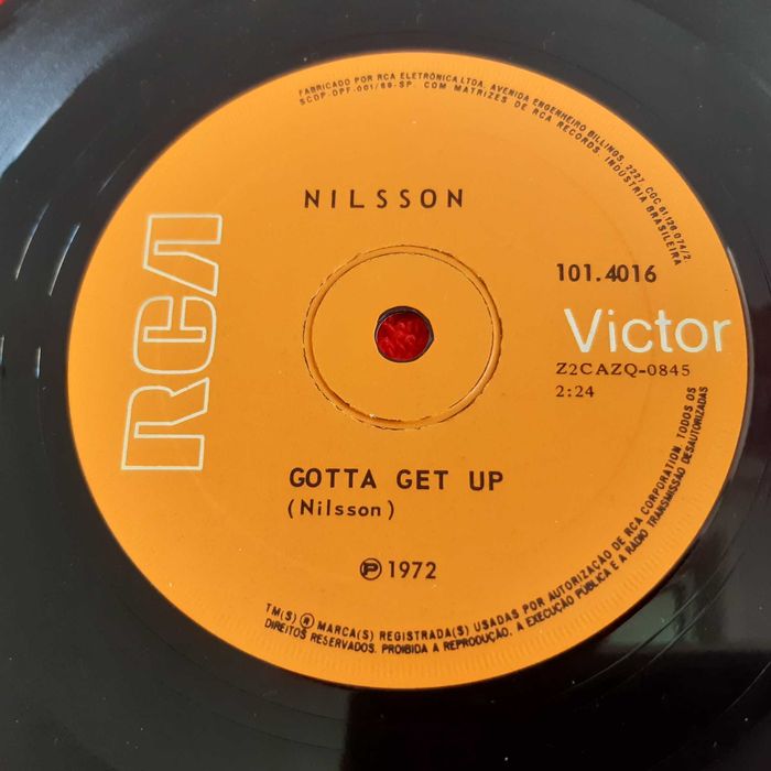 Disco Vinil Single Nilsson - Without You / Gotta Get Up