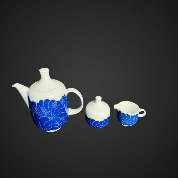 Serwis na 6os Rosenthal Studio-Line Karangel kobaltowe kwiaty B4/8241