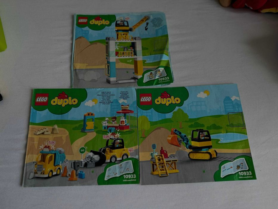 Lego zestaw 10933 Żuraw wieżowy i budowa