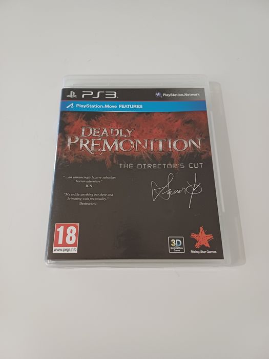 Deadly Premonition Director's Cut Sony PlayStation 3 PS3 angielska