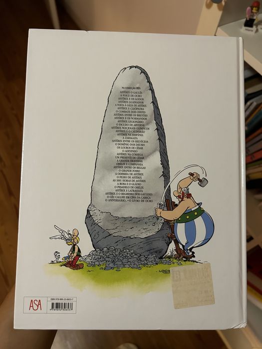 banda desenhada o aniversario de ASTERIX e OBELIX