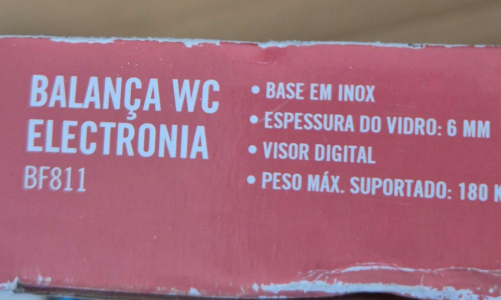 Balança de casa de banho WC