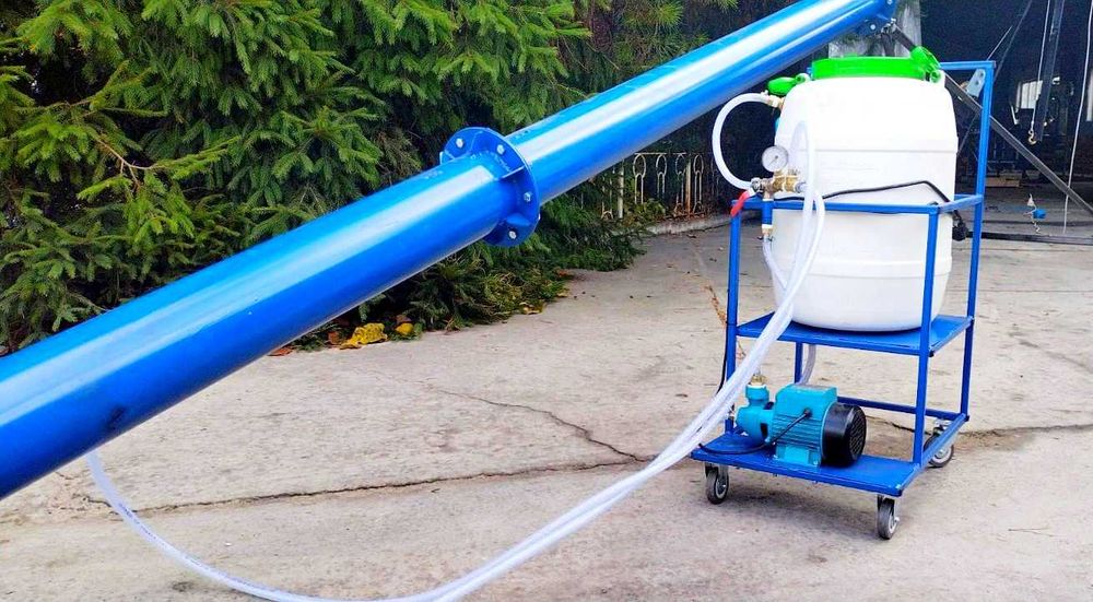 Шнековий навантажувач Ø219мм*8000*380В, швидке завантаження фур!