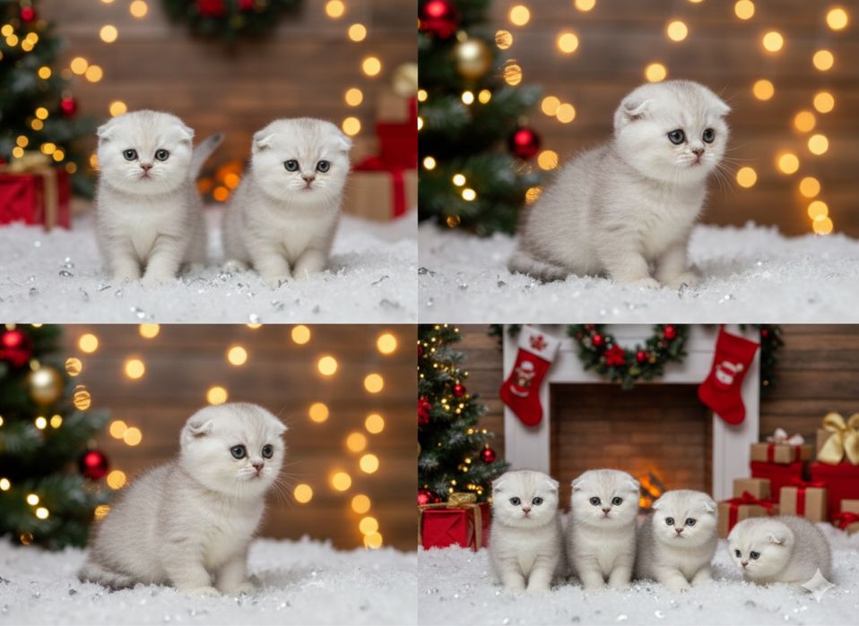 Британські котята Срібна шиншила котатя