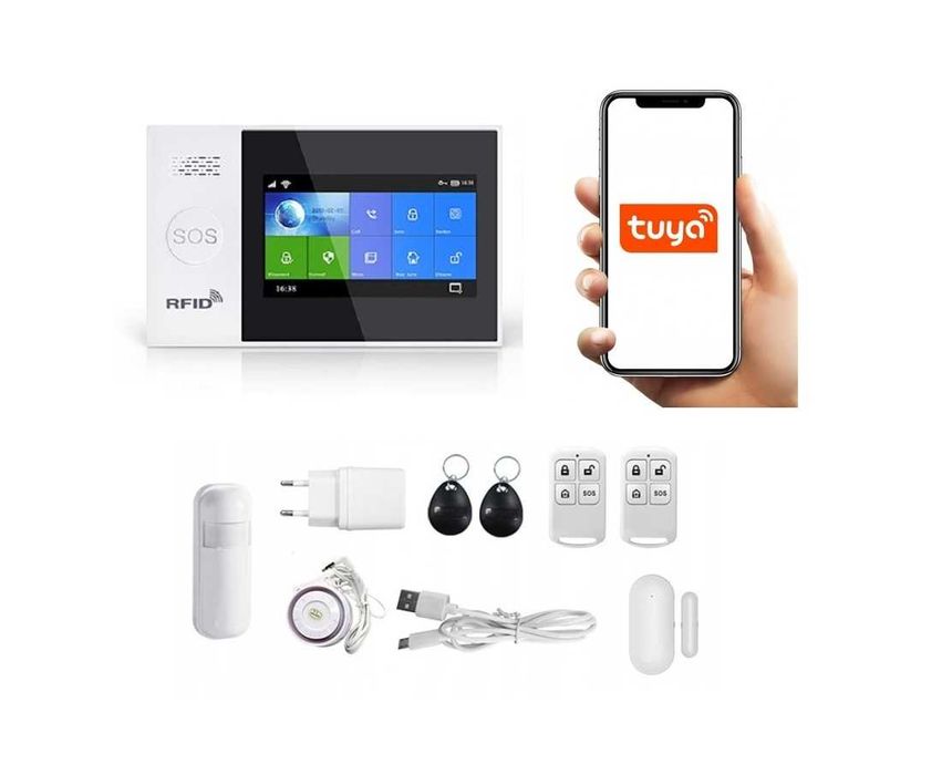 Alarm Gsm Wifi Wg107T Dotykowy Lcd 4,3"