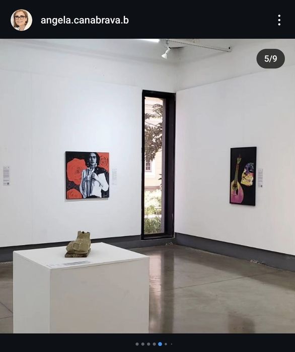 Quadro: "COMO AS ROSAS" - Ângela Canabrava