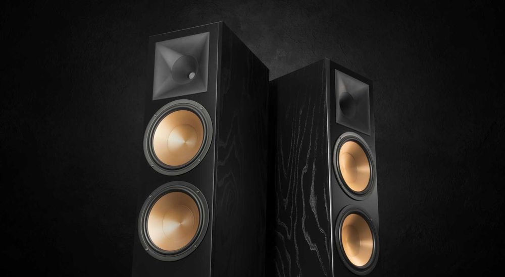 Kolumny Klipsch RF-7 III czarne / orzechowe
