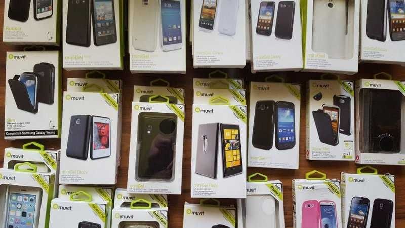 Etui z klapką Muvit do SAMSUNG iPHONE LG