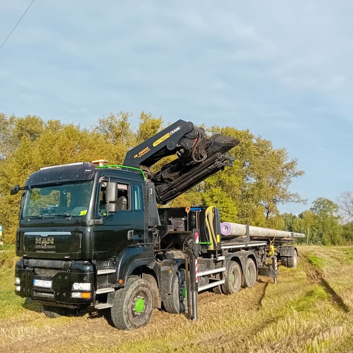 Usługi transportowe, dźwigowe, hds, terenowy