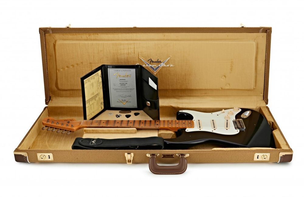 Fender Custom Shop '56 Stratocaster Journeyman Relic | 3,3 kg | HW55 | Black (ZAMIANA)