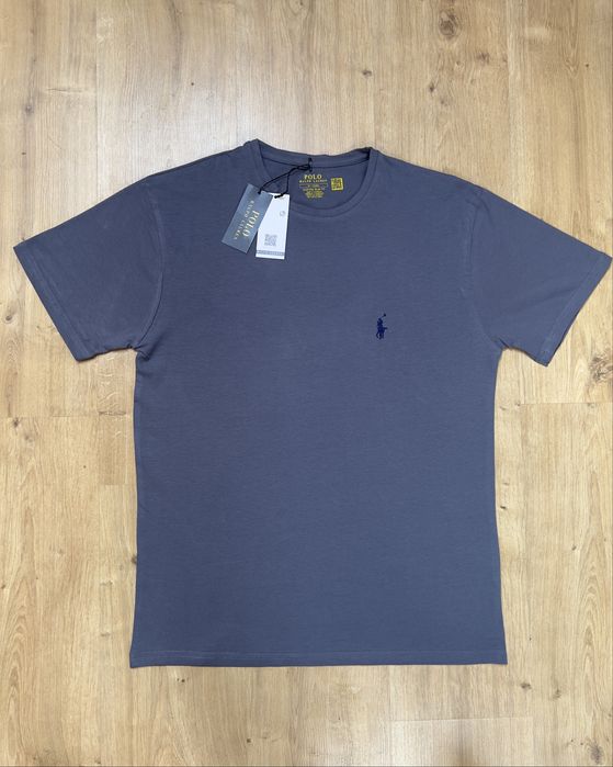 Koszulka T-shirt Ralph Lauren Szary M męski