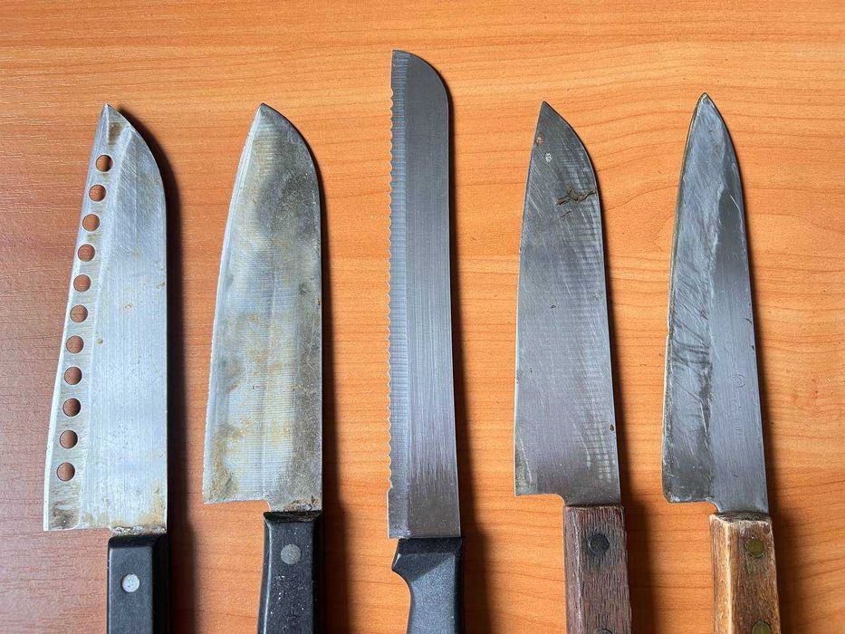 Набор из 5 кухонных ножей привезенных из Японии