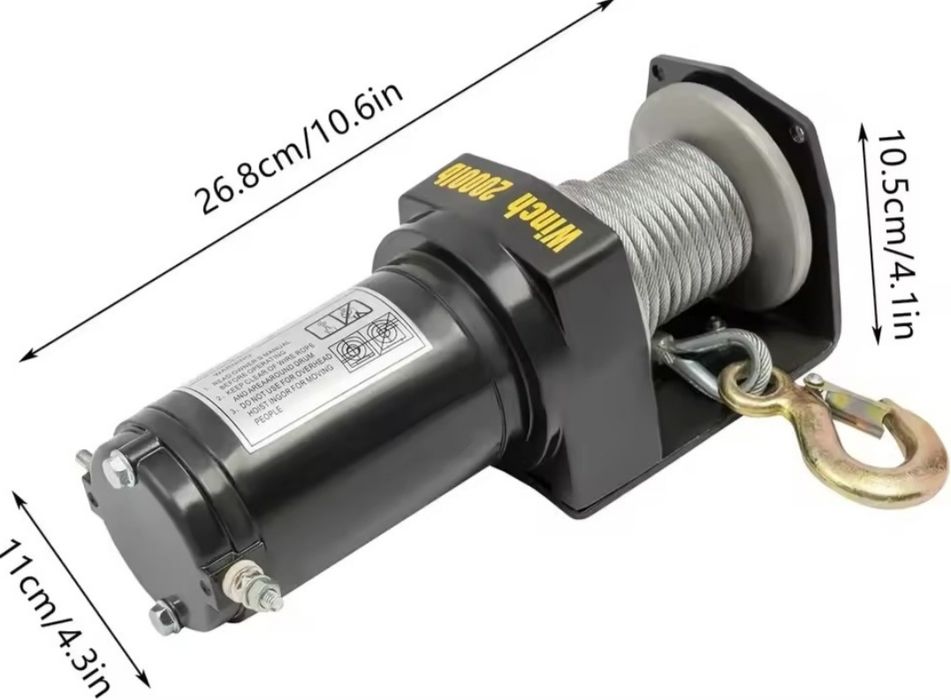 Guincho eléctrico 12V até  900 KG